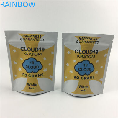 Yumuşak Dokunuşlu Ot Mylar özel baskılı dik duran poşetler Mat Çocuk Dayanıklı