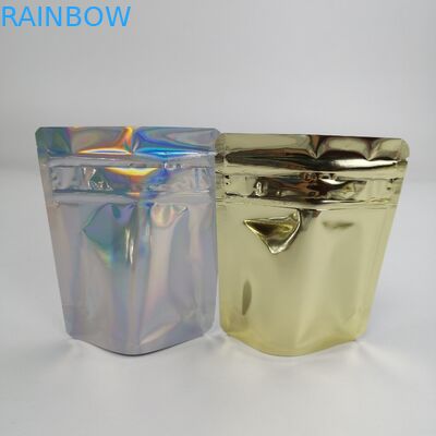 Çocuklara Dayanıklı Dondurulmuş Kurabiyeler folyo yeniden kapatılabilir poşetler Yenilebilir Mylar Kilitli