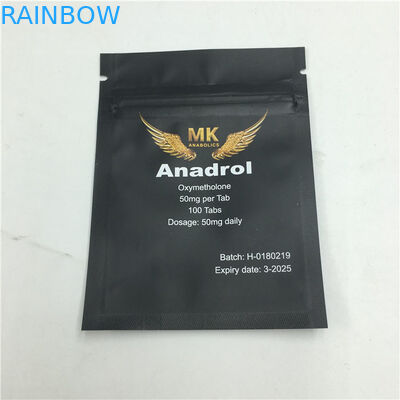 Fermuarlı Mat Atıştırmalık Plastik Torbalar Ambalaj Baskılı Üç Taraflı Mühürlü