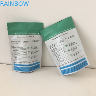 Alüminyum Folyo Stand Up Fermuar Snack Çanta Ambalajı Dijital Baskılı