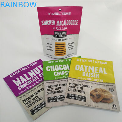 Plastik Stand Up Kilitli Ambalaj Torbaları Baskılı 1 Galon Gıda Sınıfı