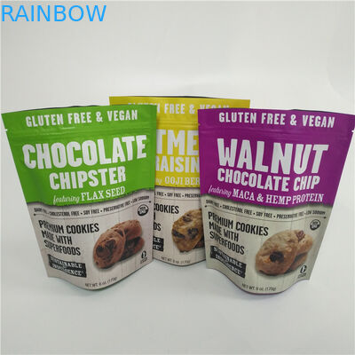 Plastik Stand Up Kilitli Ambalaj Torbaları Baskılı 1 Galon Gıda Sınıfı