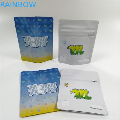 Sakızlı Ayı Yenilebilir Mylar Plastik Alüminyum Folyo Torbalar Yumuşak Dokunuş