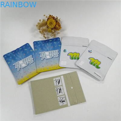 Bitkisel Tütsü Yeniden Kullanılabilir Kilitli Torbalar 1 Gram 3.5g 7g Isı Yalıtımlı