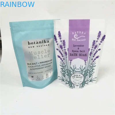 Okyanus Deniz tuzu Plastik Torbalar Ambalaj Kendinden Daimi Açılıp Kapanabilir Özel Logo