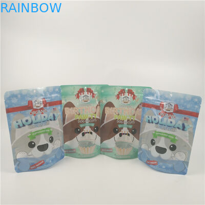 Organik Köpek Bisküvileri Evcil Hayvan Maması Torbası Gravür Baskılı Film Lamine