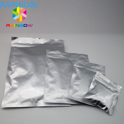 5 Galon Düz Mylar Bariyer Gıda Saklama Folyo Kılıfı 3 Tarafı Mühürlü 10 `` X 14 ''