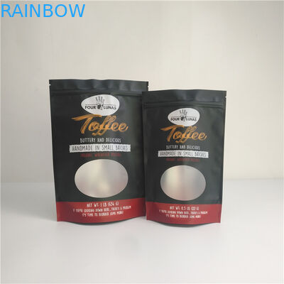 Pencereli Özel Baskılı Lamine Yenilebilir Mylar Şeker Gıda Ambalajı