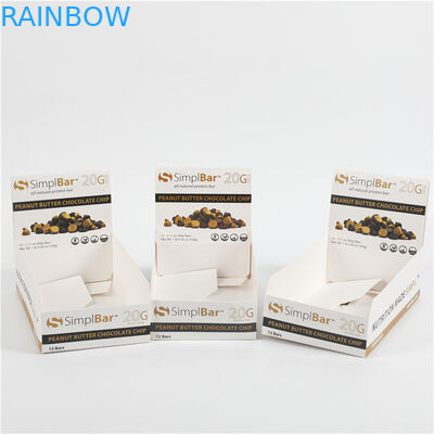 Snack Meyve Çikolata Bar Ekran Karton Kağıt Kutu Ambalajı Özel Baskılı