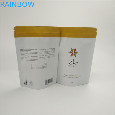 Karışık Zerdeçal Tozu MOPP VMPET PE Çevre Dostu Gıda Torbaları Gravür Baskı