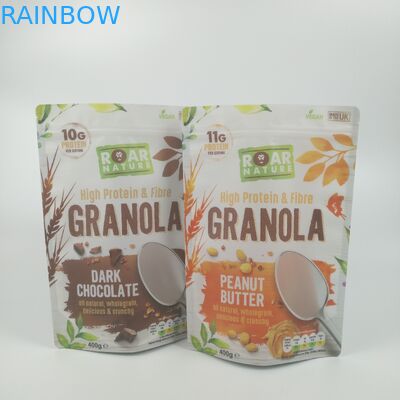 Kilitli Stand Up Alüminyum Folyo Açılıp Kapanabilir Torbalar Geri Dönüştürülebilir Gıda Ambalajı