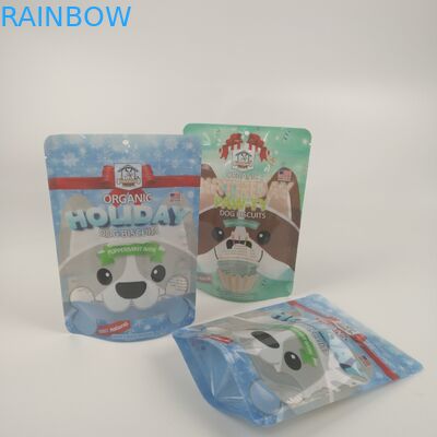 Köpek Tavuk Bisküvi Mylar Stand Up Pet Gıda Ambalajı Özel Logo