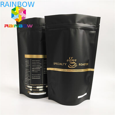 Dondurulmuş Gıda Zip Kilidi Alüminyum Folyo Stand Up Kılıfı Buzlu Açılıp Kapanabilir