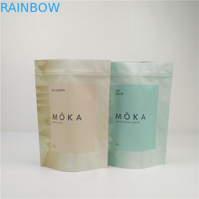 Banyo Tuzları İçin Özel Fermuarlı Lamine Plastik Stand Up Torbalar