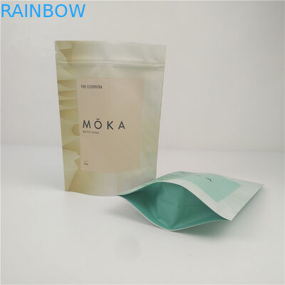 Banyo Tuzları İçin Özel Fermuarlı Lamine Plastik Stand Up Torbalar