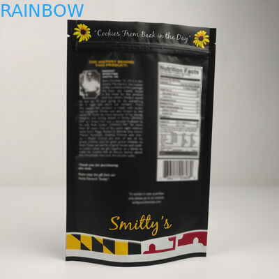 Çevre Dostu Mat Alüminyum Folyo, Kuruyemiş Yiyecekleri İçin Kilitli Torbaları Stand Up