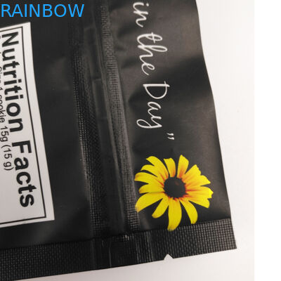 Plastik Mylar Daimi Alüminyum Folyo Fermuarlı Çanta Koku Korumalı Özel Baskılı