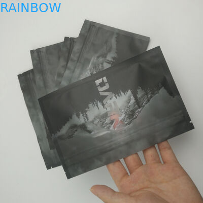 Temizle Ön Arka Cam Isı Yalıtımlı Koku Korumalı Açılıp Kapanabilir Zip kilidi Ambalaj Mylar Gıda Saklama Üç Taraflı Sızdırmaz Doypack