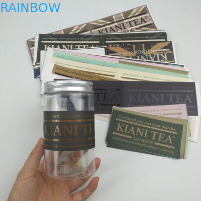 Özel logo OEM Fashionabl baskılı çıkartmaları kabul Yapışkan şarap etiketi Su Geçirmez Yapışkanlı Etiket Çıkartmaları