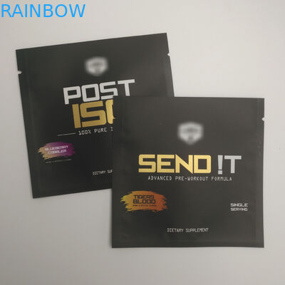 Altın Baskılı Kozmetik Sızdırmaz Torba Küçük Boy Poşet Alüminyum Folyo Plastik Snack Isı Yalıtımlı Üç Taraflı Sızdırmaz Torbalar