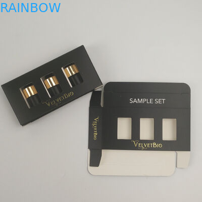 Özü Serum Cilt Bakımı İçin Özel Logo Altın Folyo UV Baskılı Dikdörtgen Tüp Karton Kozmetik Kağıt Ambalaj Kutusu