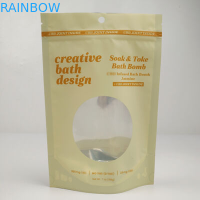 Şeffaf Toptan Koku Korumalı Gıda Saklama Torbaları Alüminyum Açılıp Kapanabilir Mylar Torbalar Folyo Şeffaf Pencereli Kese Stand Up