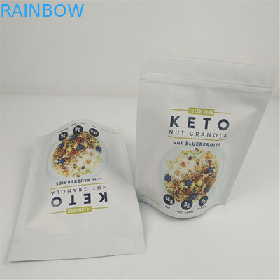 VMPET 120mic Kilitli Stand Up Kılıfı MOPP Gıda Ambalajı Gravür Baskılı