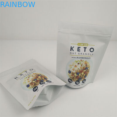 VMPET 120mic Kilitli Stand Up Kılıfı MOPP Gıda Ambalajı Gravür Baskılı