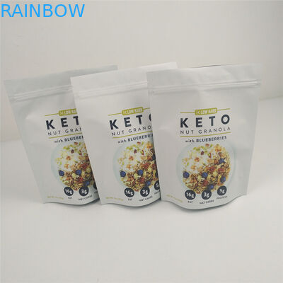 VMPET 120mic Kilitli Stand Up Kılıfı MOPP Gıda Ambalajı Gravür Baskılı