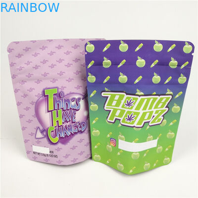 Lamine Malzeme Mylar Çantalar Bitkisel Tütsü Ambalaj Plastik Kapak VMPET