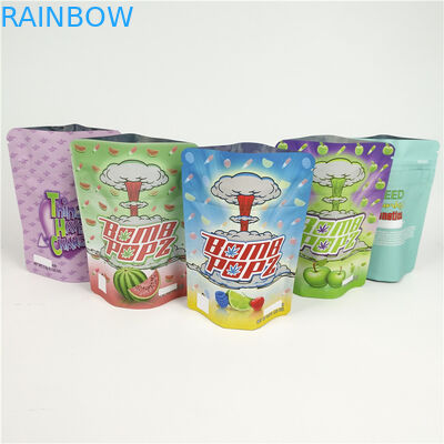 Lamine Malzeme Mylar Çantalar Bitkisel Tütsü Ambalaj Plastik Kapak VMPET