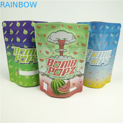 Stoner Patch Aptallar Mylar Ambalaj Torbaları Dijital Baskı CMYK