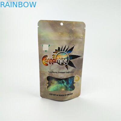 Çerezler için Koku Korumalı 3.5g Açılıp Kapanabilir Mylar Çanta VMPET