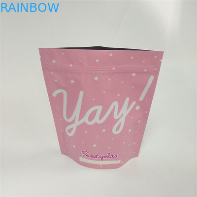 MOPP Metalize Alüminyum Folyo Kilitli Torbalar Mat Buzlu Baskı