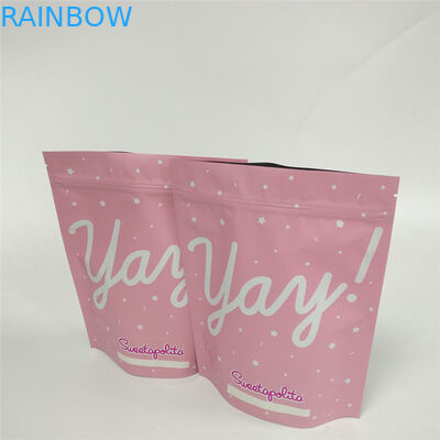 MOPP Metalize Alüminyum Folyo Kilitli Torbalar Mat Buzlu Baskı