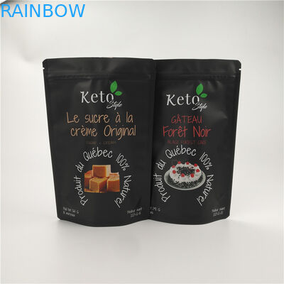 Candy Cake Snack için 8x15cm FDA Mylar Gıda Ambalaj Torbaları VMPET