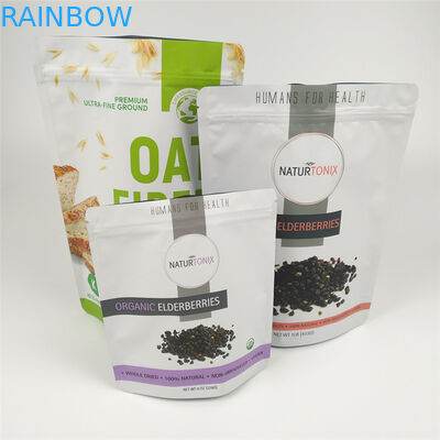 Gravür Baskı MOPP Plastik Stand Up Poşetler 120 Mikron