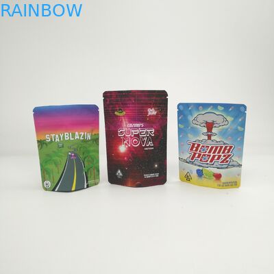 Özel logo 3.5g 7g 14g 28g 1 pound Çerezler Kush Haze Herb CBD Esrar Runtz için Stand Up Çantalar