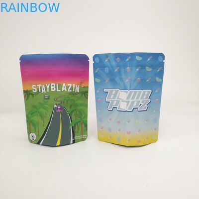 Özel logo 3.5g 7g 14g 28g 1 pound Çerezler Kush Haze Herb CBD Esrar Runtz için Stand Up Çantalar