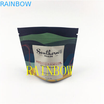 Özel baskılı 3.5g 7g 28g Kurutulmuş çiçek kurabiye yenilebilir ambalaj koku geçirmez mylar tohum kese çanta