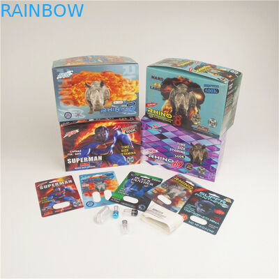 90mic Panther Cinsel Haplar 3D Kartlar Rhino 3K 7K Kağıt Kartları