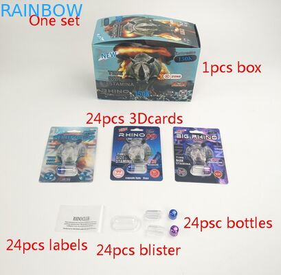 90mic Panther Cinsel Haplar 3D Kartlar Rhino 3K 7K Kağıt Kartları
