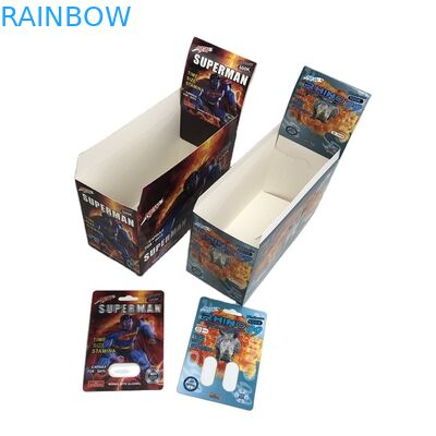 Hologram SGS Seks Hapı Blister Kart 500k 3D Blister Kağıt Kartı, Ekran Kutulu