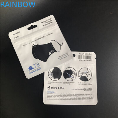 Cmyk MPET Plastik Perakende Ambalaj Torbası Gıda Çorapları İçin Lüks Vmpet