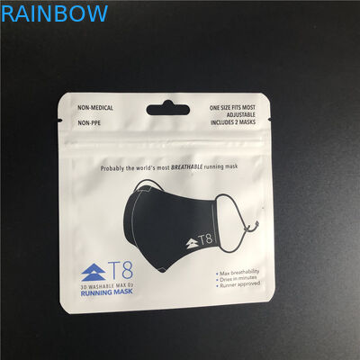 Cmyk MPET Plastik Perakende Ambalaj Torbası Gıda Çorapları İçin Lüks Vmpet