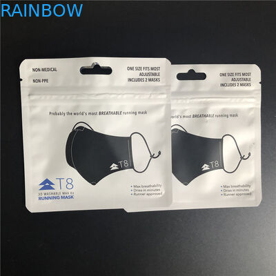 Cmyk MPET Plastik Perakende Ambalaj Torbası Gıda Çorapları İçin Lüks Vmpet