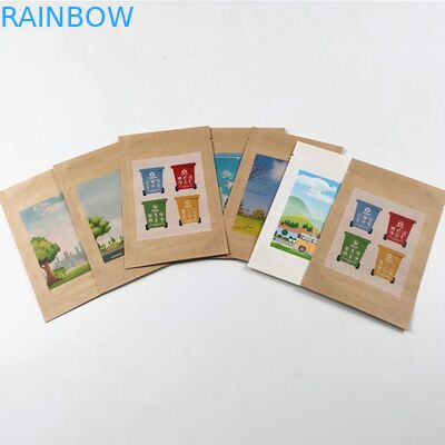 Mısır Nişastası SGS MOPP 50mic Meyve Kağıt Paketleme Torbası PLA Astarlı