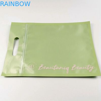 Gravnre 150mic FDA Yeniden Kullanılabilir Fermuarlı Plastik Torbalar İç Giyim için CYMK MOPP