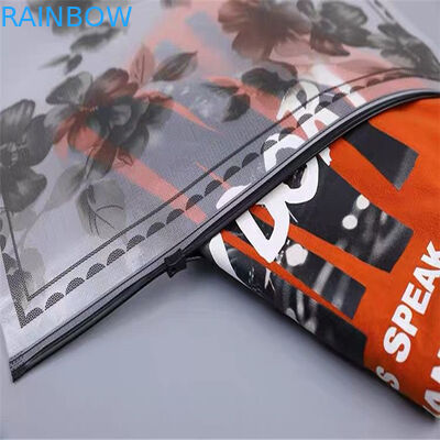 Giyim / Konfeksiyon için CMYK 240mic VMPET Opp Şeffaf Kilitli Çanta SGS