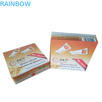 Snack ISO CMYK Ekran Kağıdı Ambalaj Kutusu 350G Fildişi Kurulu vmpet